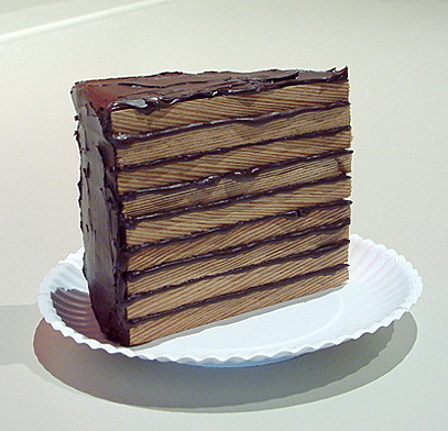 Cake Sculptures Made From Wood